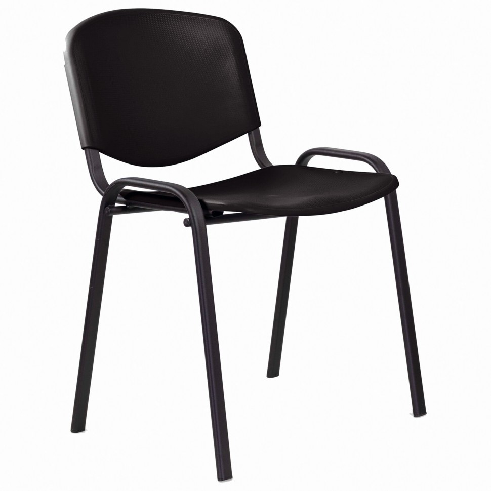Стул для посетителей Staff Iso Plast CF-009 пластик, черный 532569 , 